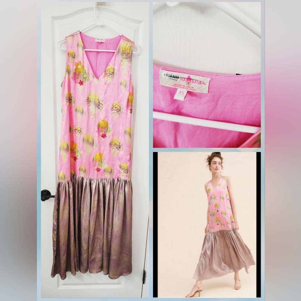 Anthropologie Siddhartha Bansal Flounce dress